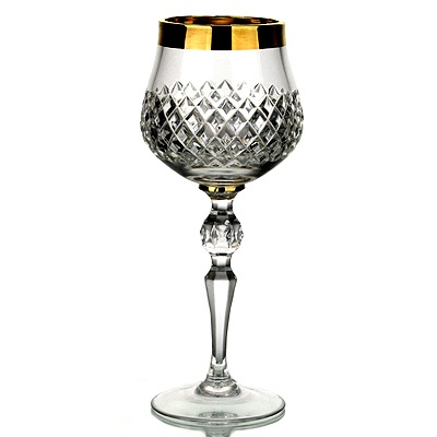 Neman Gold rimmed Crystal Glass series.